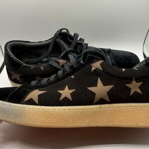 Jared Lang Atlier Black Sneakers with Star Design